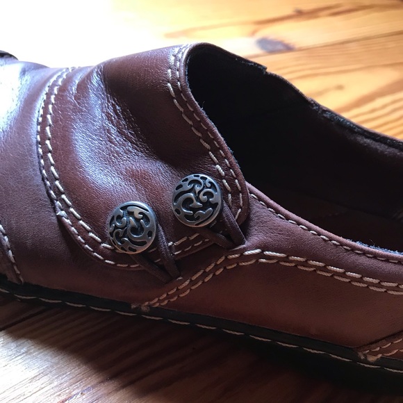 Clarks Brown Chocolate Bendables Loafer Clogs, EUC, 7M - Picture 10 of 10